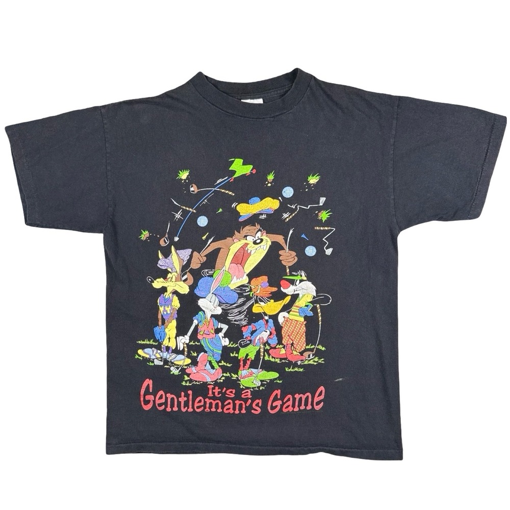 Vintage 1994 Looney Tunes Golf T‎ Shirt USA Made Single Stitch Large